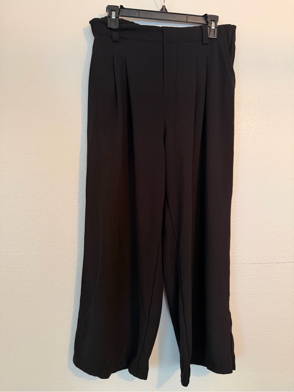 HALARA Black Wide-Leg Dress Pants